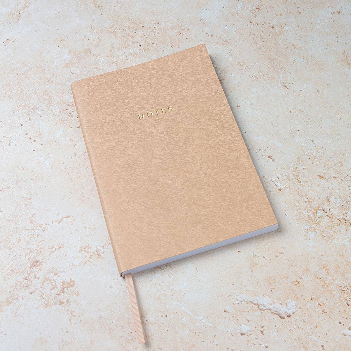 A5 Tan 'Notes' Notebook