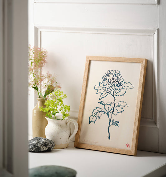 Hydrangea Art Print