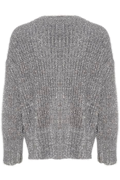 Saint Tropez- Silver Sparkle Cardigan- Halfa