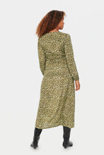 Load image into Gallery viewer, Saint Tropez- Green Print Long Dress- Aleta
