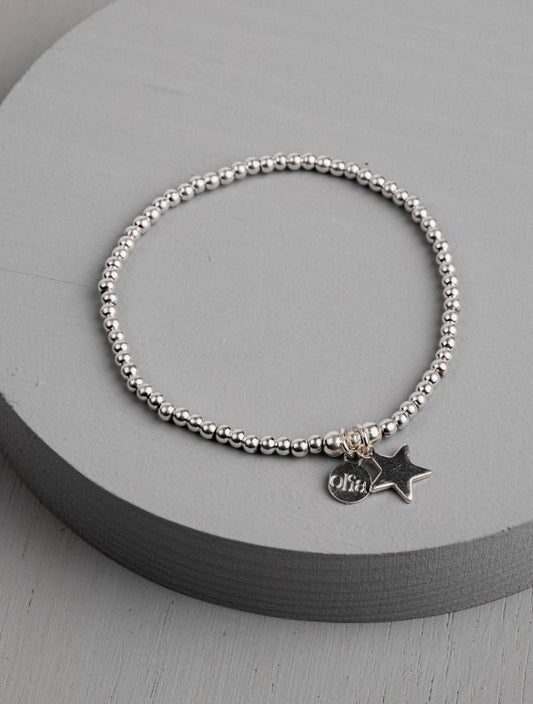 Olia - Silver Star Bracelet - Cindy