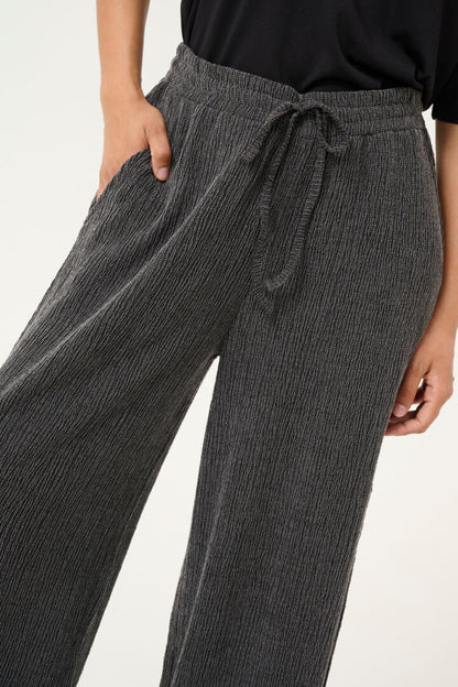 Kaffe- Grey Loose Fit Trouser- Kaolga