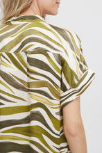 Load image into Gallery viewer, Fransa - Zebra Print Shirt - Frzena
