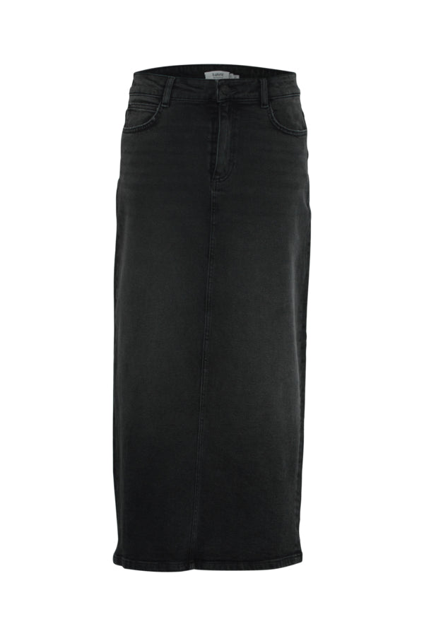 B.Young - Black Denim Skirt - Bydonella