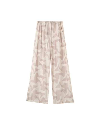 Size / L - Grace & Mila - Printer Trouser - Pavot