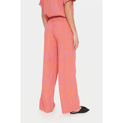 Saint Tropez- Violet & Orange Trousers- Uri