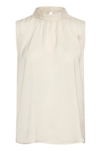 Load image into Gallery viewer, Saint Tropez - White Sleeveless Blouse - Aileen
