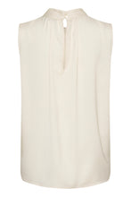 Load image into Gallery viewer, Saint Tropez - White Sleeveless Blouse - Aileen

