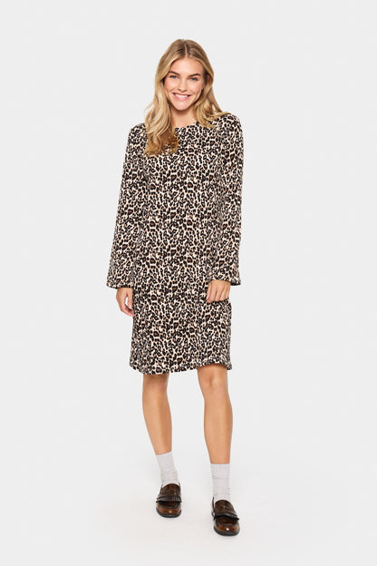 Saint Tropez- Animal Print Dress- Llyssa