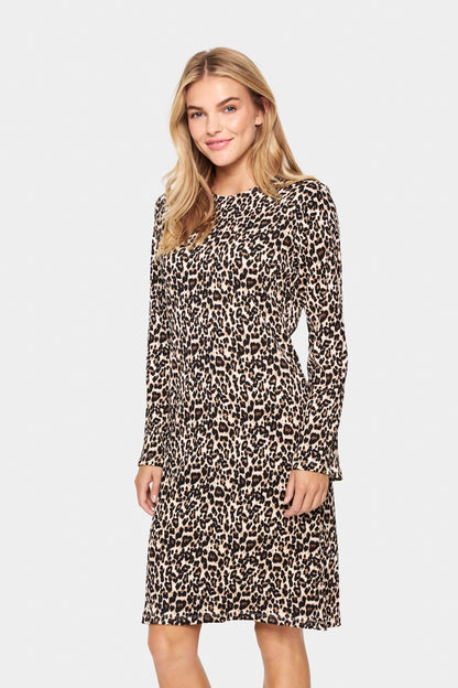 Saint Tropez- Animal Print Dress- Llyssa