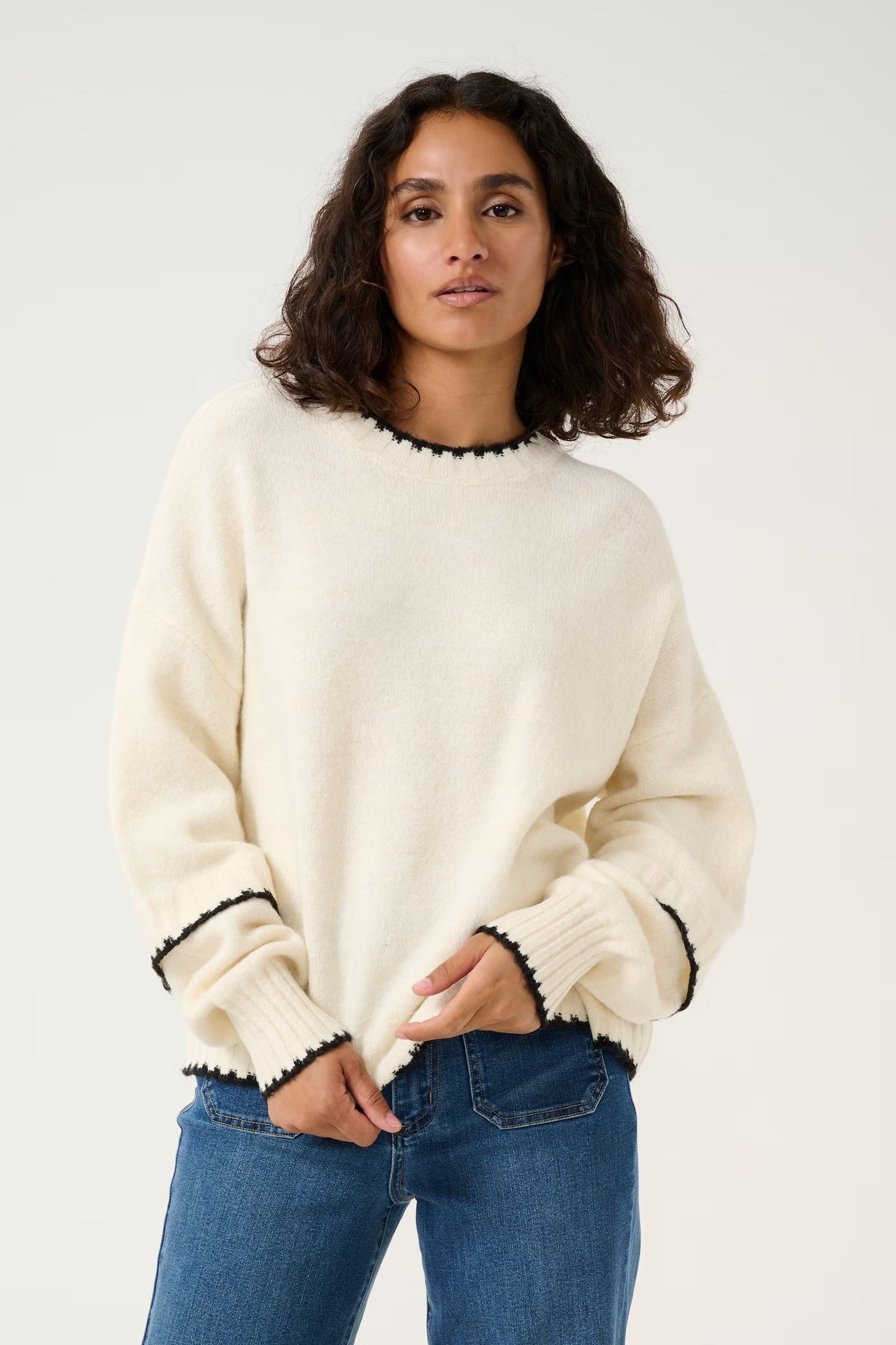 Kaffe - Cream Jumper - Kavilli