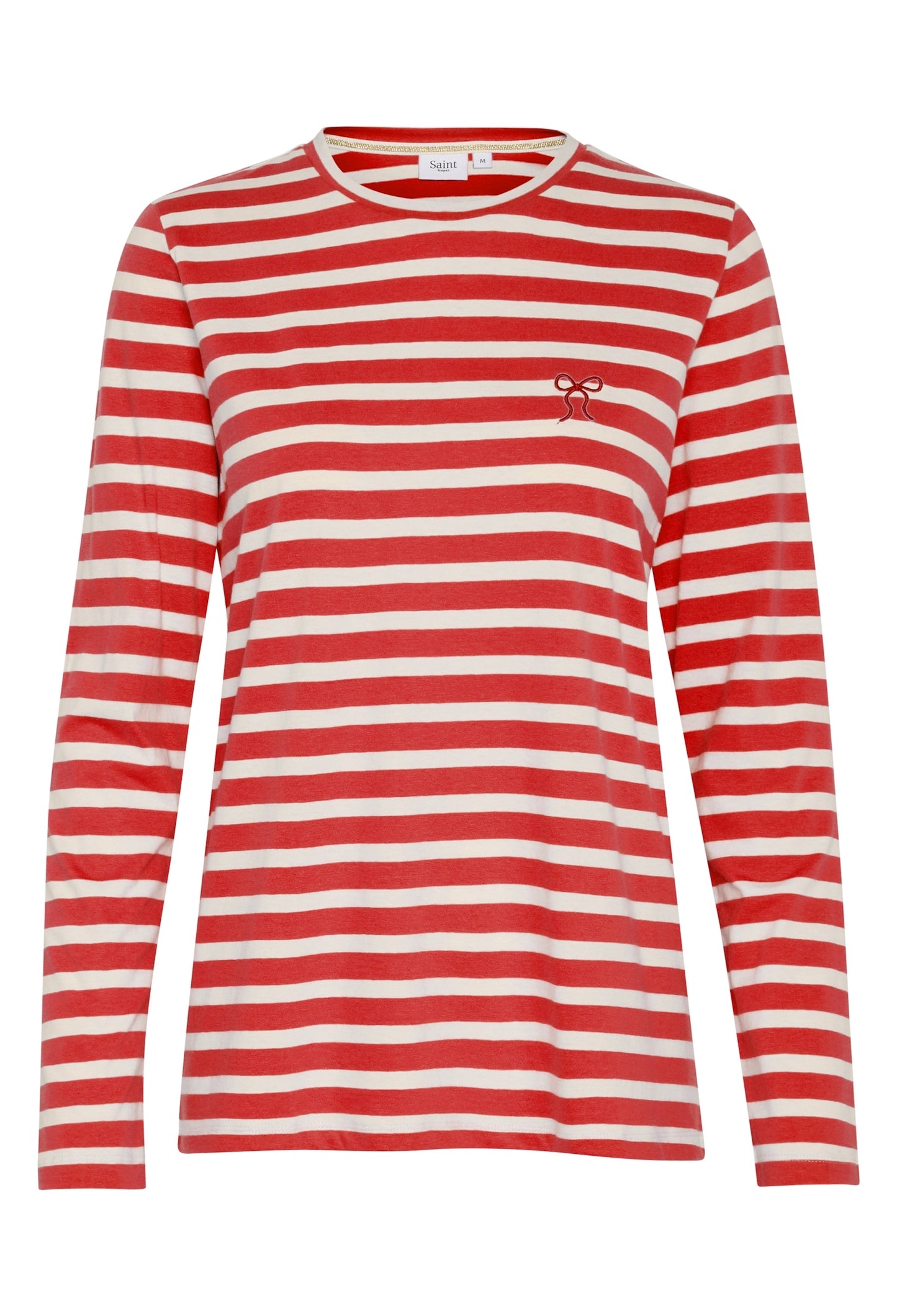 Saint Tropez- Red Stripe Long Sleeve Top- Idalia