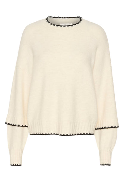 Kaffe - Cream Jumper - Kavilli