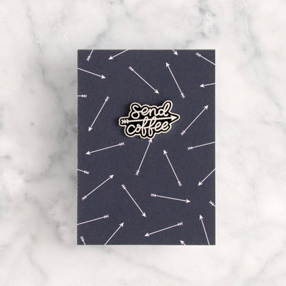 Send Coffee - Enamel Pin