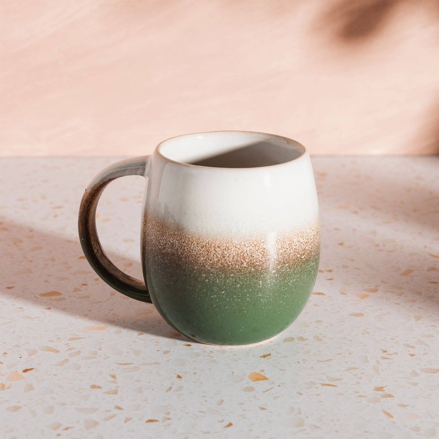 Sass & Bell - Dip Glazed Ombre Green Mug