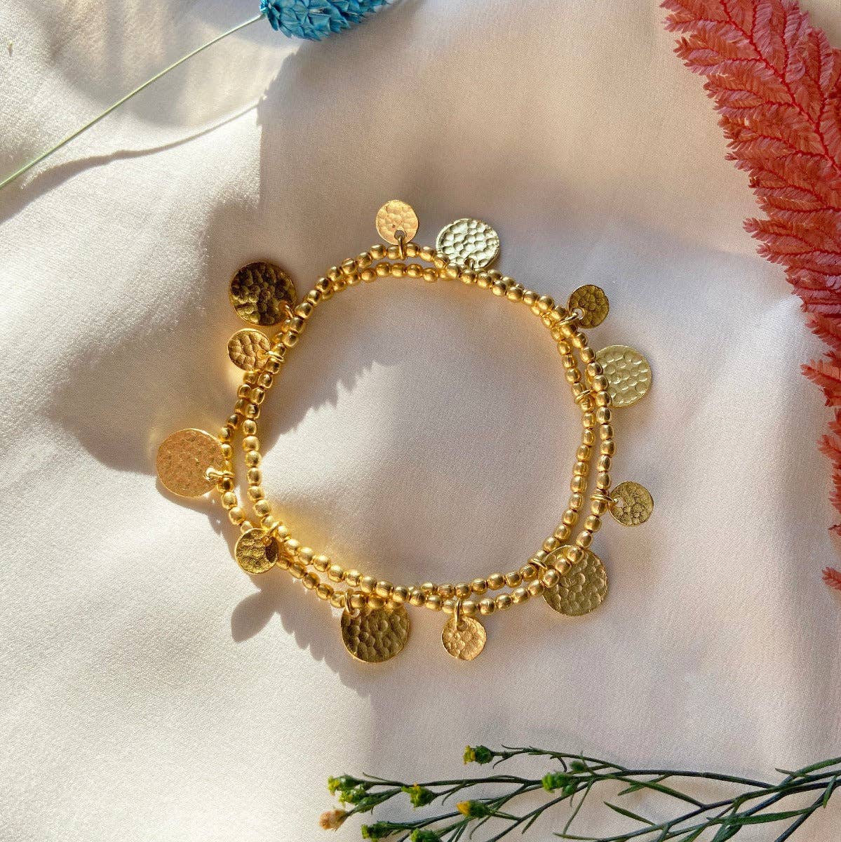 Ashiana London - Libra Gold Coin Bracelet