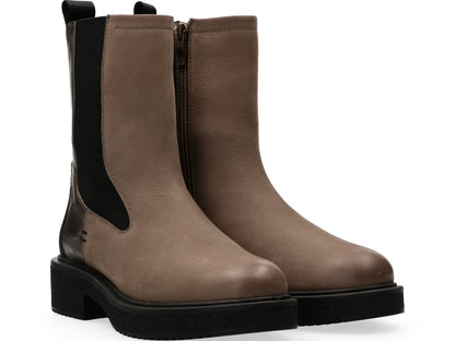 Maruti- Taupe Leather Chelsea Boot- Sarah