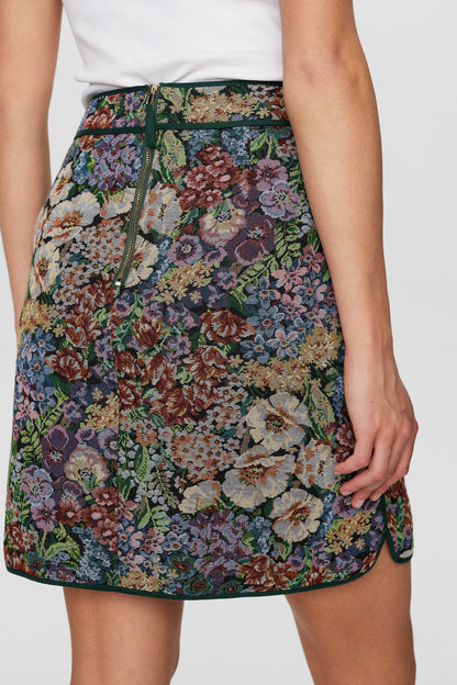 Numph- Floral Pattern Skirt- Nugreyson