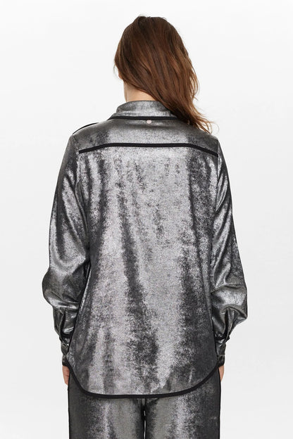 Numph- Silver Shirt- Nuhilary