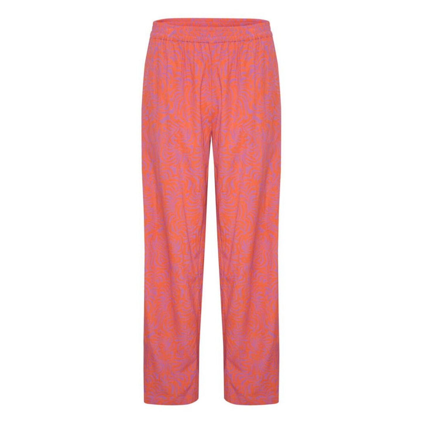 Saint Tropez- Violet & Orange Trousers- Uri