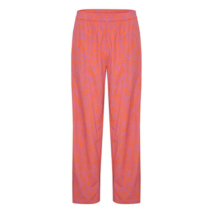 Saint Tropez- Violet & Orange Trousers- Uri