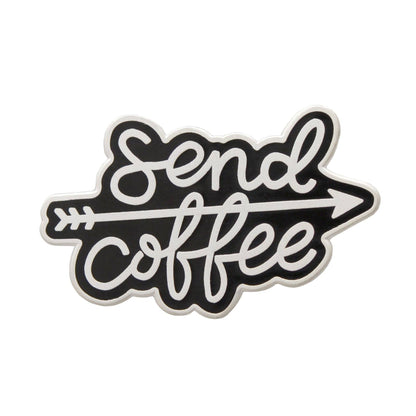 Send Coffee - Enamel Pin