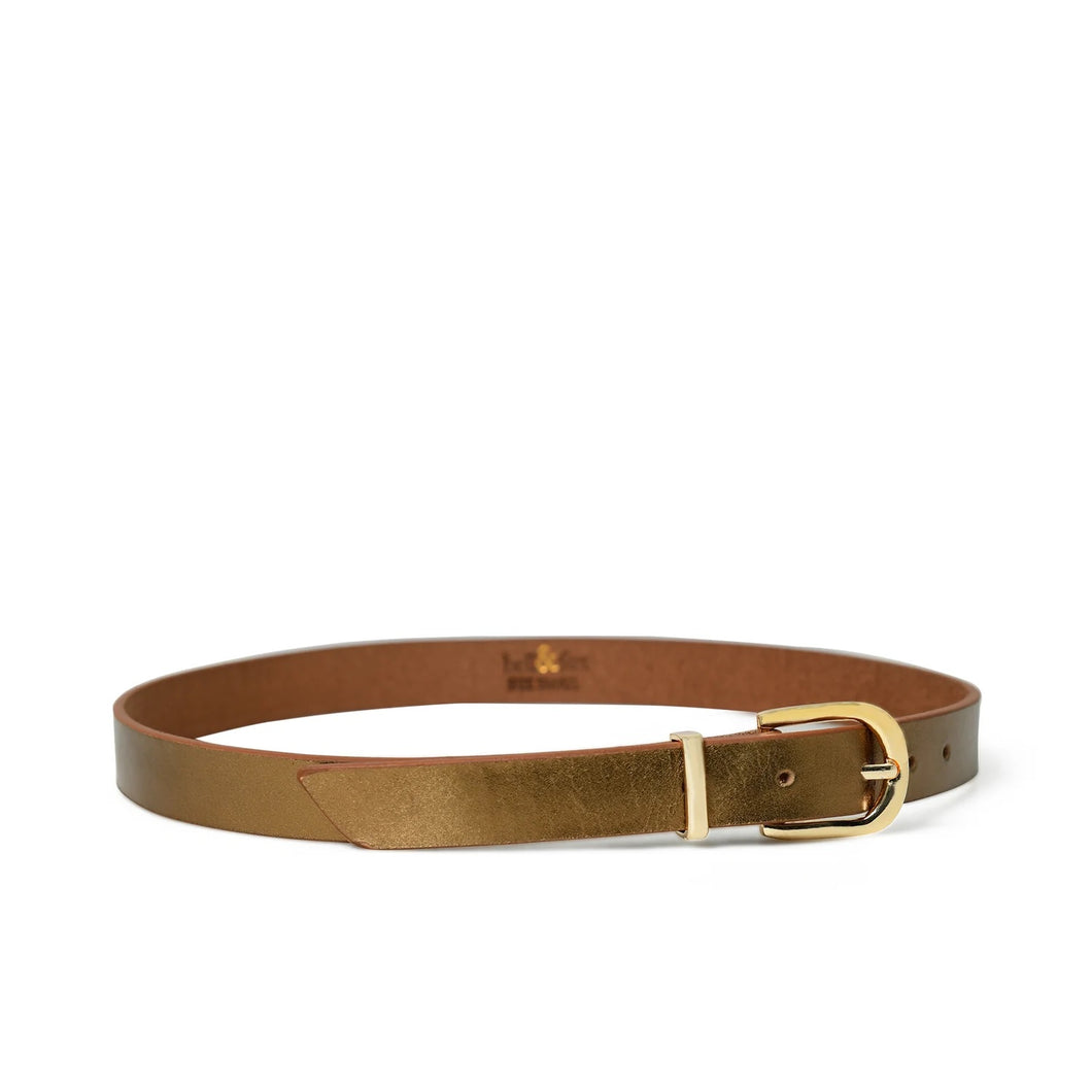 Bell & Fox- Bronze Leather Belt- Erina