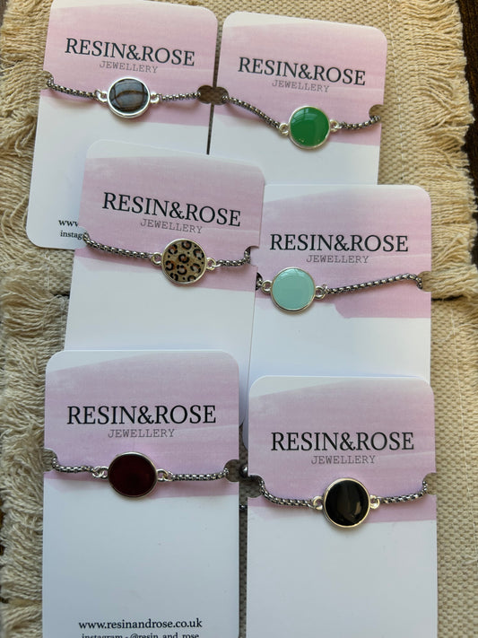 Resin&Rose - Medium Round Bracelet