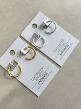 Load image into Gallery viewer, Big Metal London - Small Plated Hoop Earrings
