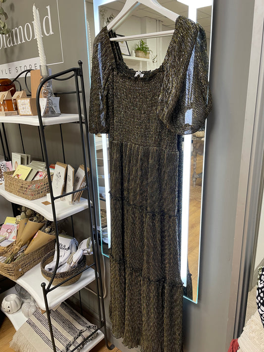 PRE LOVED- Great Plains Long Bronze Dress