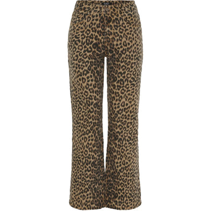 Marta Du Chateau- Animal Print Wide Leg Jeans