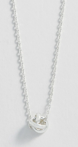 Estella Bartlett - Knot Necklace Silver