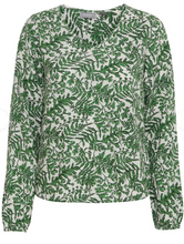 Load image into Gallery viewer, Fransa - Green Printed Shirt - Frsilje
