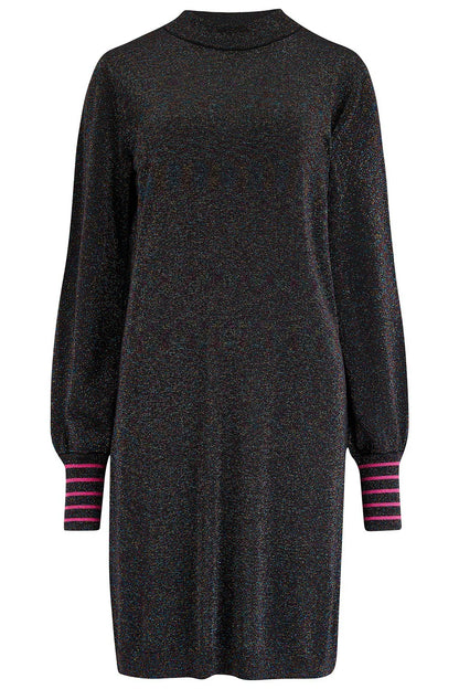 Sugarhill Brighton- Black Rainbow Sparkle Dress- Julieta