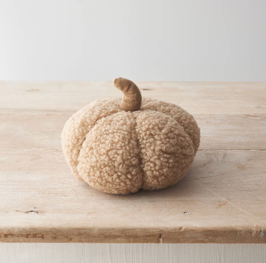 Natural Sherpa Pumpkin 15cm