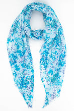 Load image into Gallery viewer, Sarta - Ditsy Floral Cluster Print Scarf in Blue
