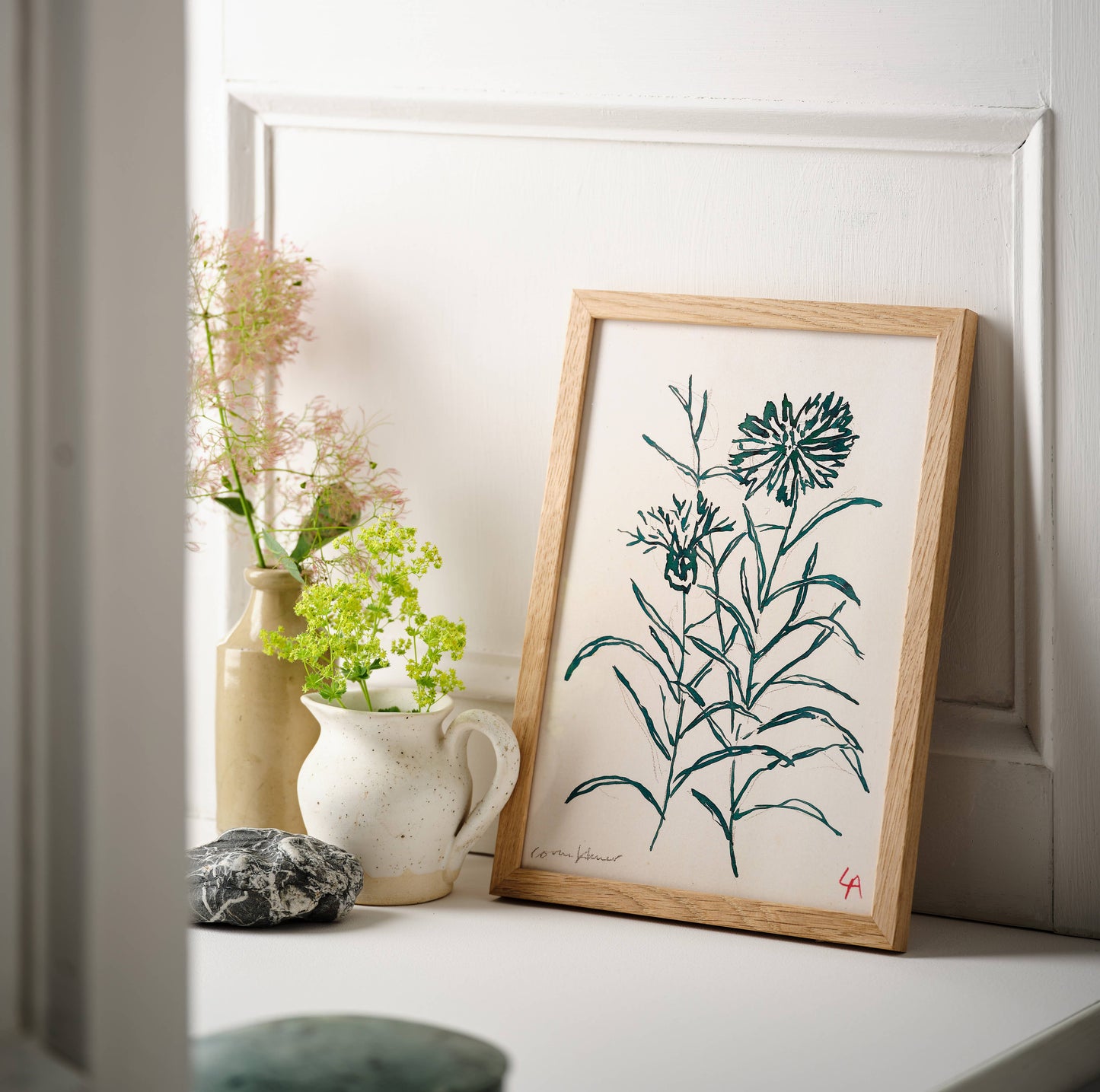 Cornflower Art Print