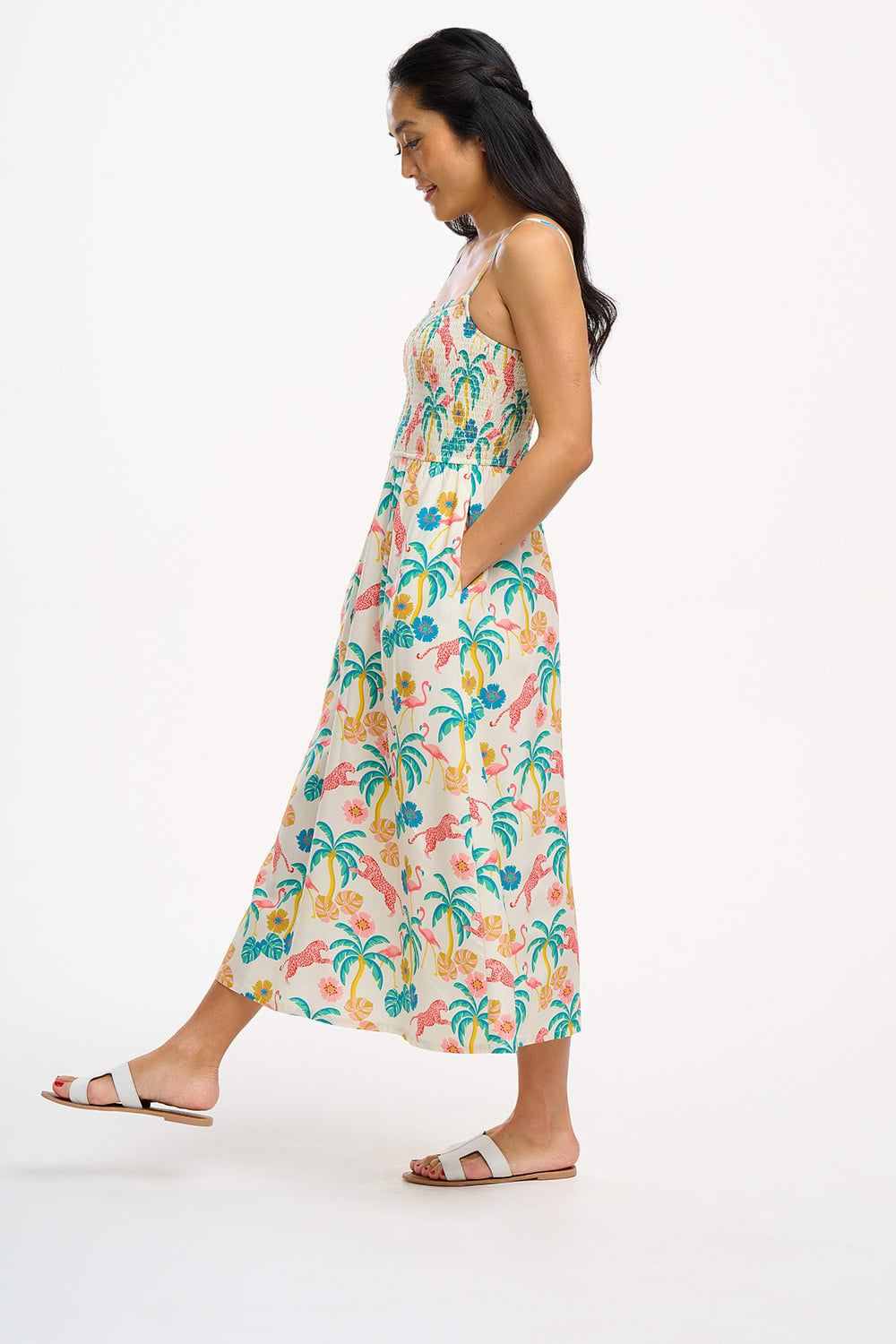 Sugarhill Brighton- Shirred Sundress- Christabel