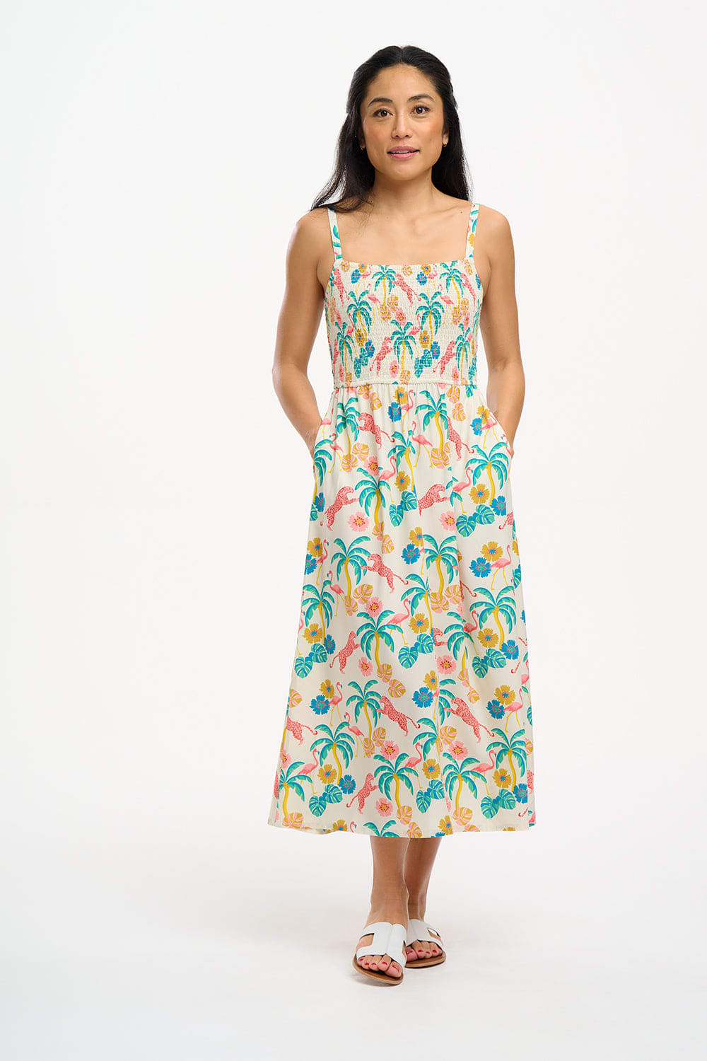 Sugarhill Brighton- Shirred Sundress- Christabel