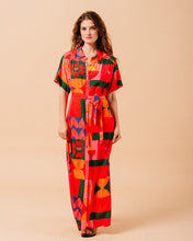 Load image into Gallery viewer, Grace &amp; Mila - Printed Maxi Dress - Miel
