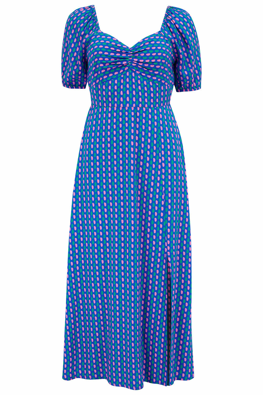 Sugarhill Brighton- Midi Blue Dress- Elizabeth