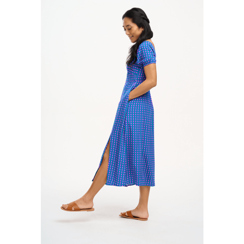 Sugarhill Brighton- Midi Blue Dress- Elizabeth