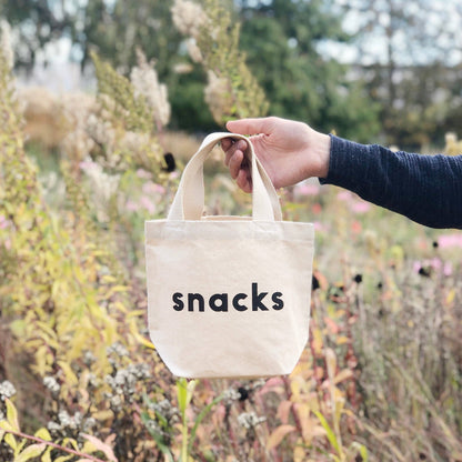 Snacks - Little Canvas Bag