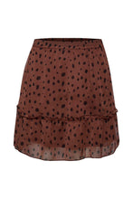 Load image into Gallery viewer, Saint Tropez- Short Brown Spot Skirt- Valerie
