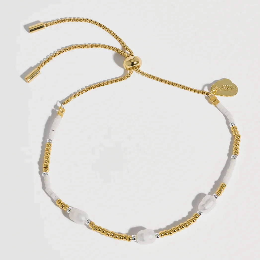 Estella Bartlett- Pearl Luck Gold Bracelet