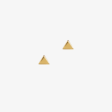 Load image into Gallery viewer, Matthew Calvin- Triangle Studs- Gold
